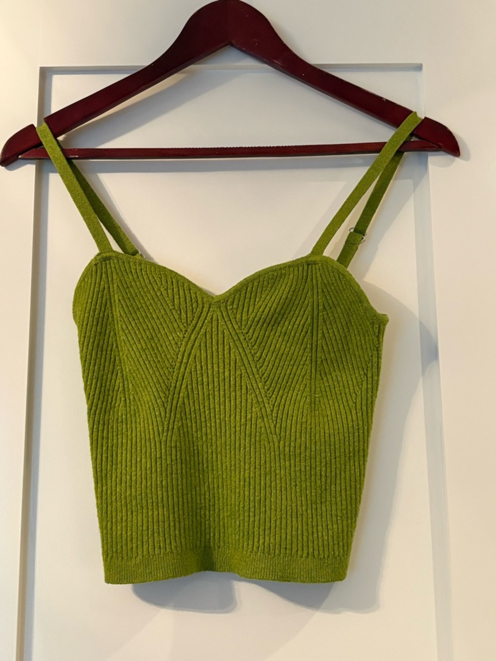 wild fable Olive Green Ribbed Knit Cami